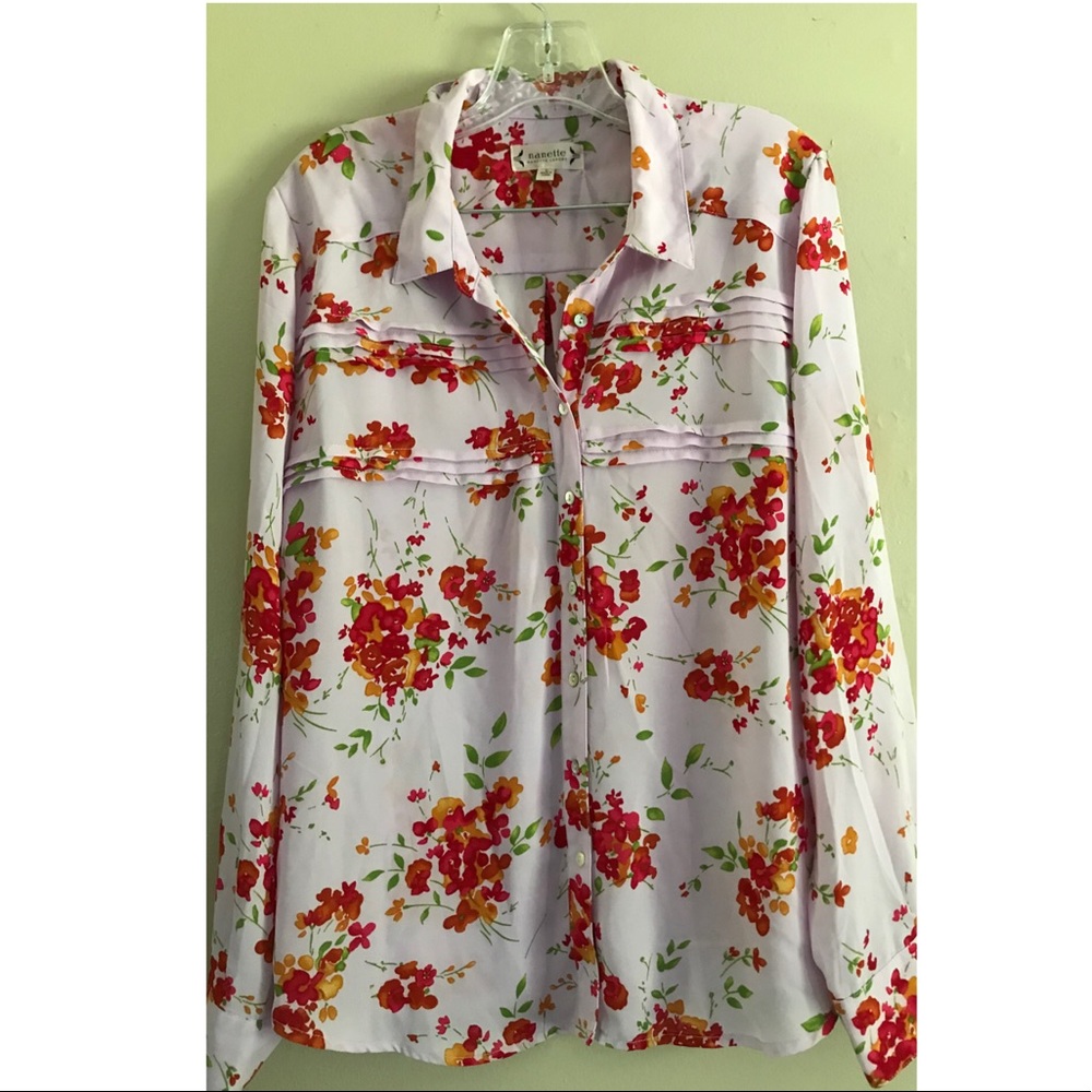 Nanette Lepore Lilac Blouse